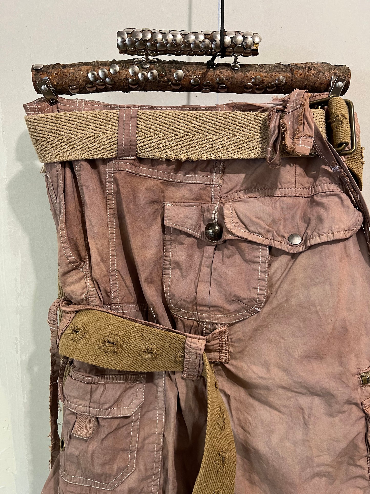 DECONSTRUCTED CARGO WRAP SKIRT