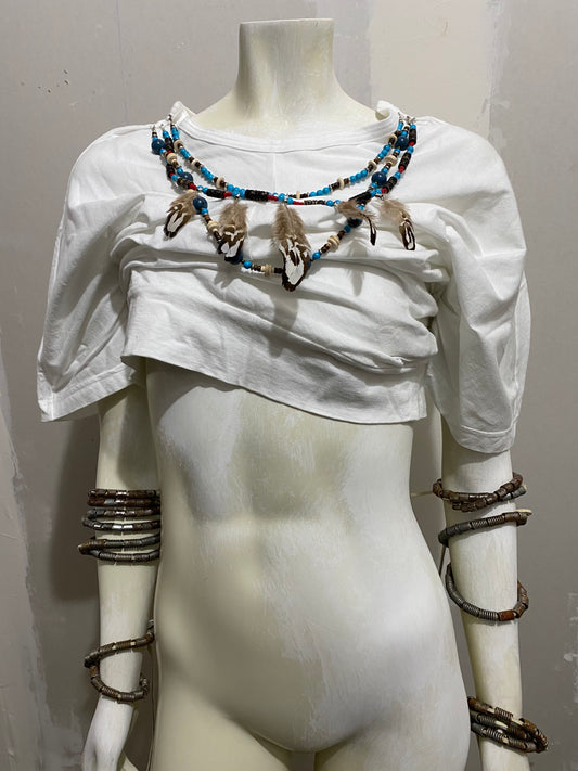 JUNYA WATANABE COMME DES GARÇONS BEADED SHIRT