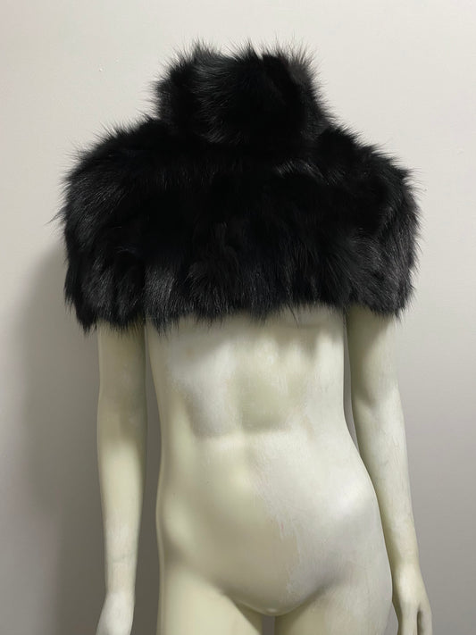 PLEIN SUD CROPPED FUR SHRUG