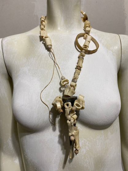 BONE AND HORN NECKLACE