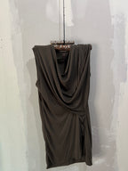 RICK OWENS LILIES DRAPED JERSEY COWL TOP