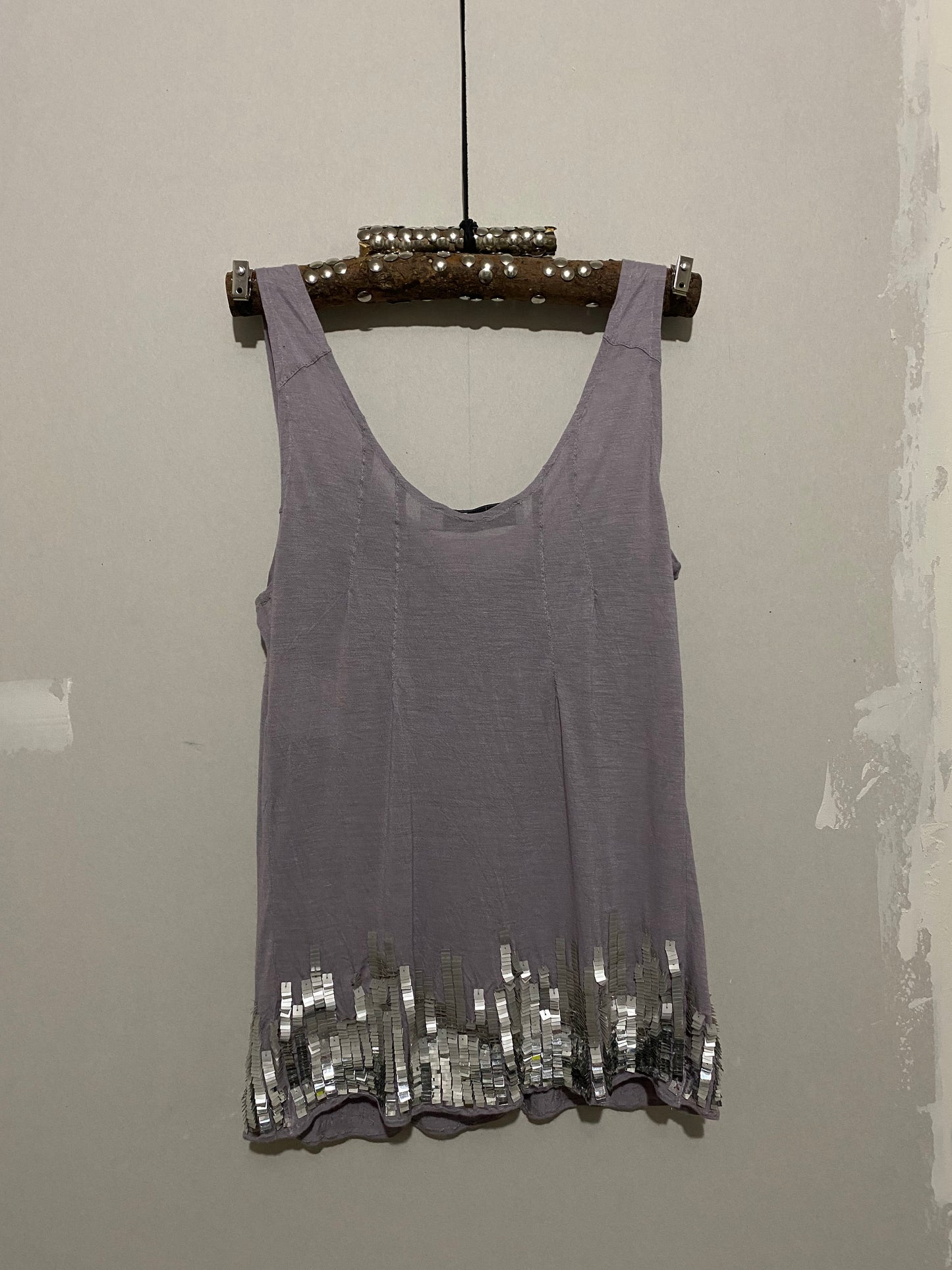 CHRISTIAN DIOR EMBELLISHED TANK