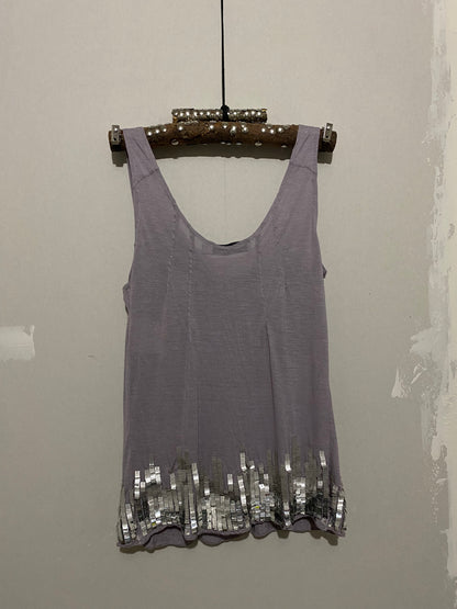 CHRISTIAN DIOR EMBELLISHED TANK