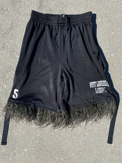 OSTRICH TRIM ACTIVE SHORTS