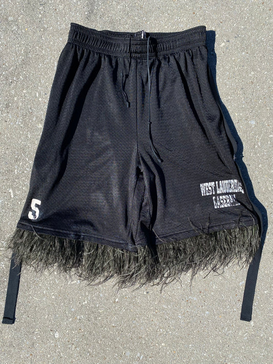 OSTRICH TRIM ACTIVE SHORTS