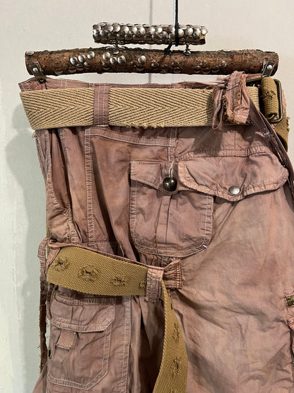 DECONSTRUCTED CARGO WRAP SKIRT