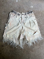 STUDDED OSTRICH FEATHER SKIRT