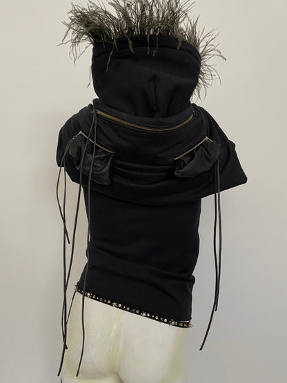 CONVERTIBLE MULTI-ZIP SHIRT BAG