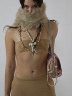 CHANEL IRIDESCENT QUILTED NYLON FLAP SHOULDER BAG