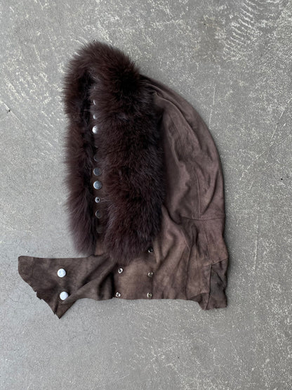 LEATHER AND FUR HOOD 01