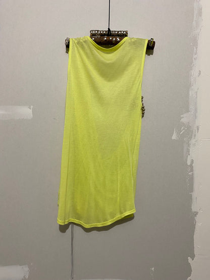 NEON DRAPED TUNIC