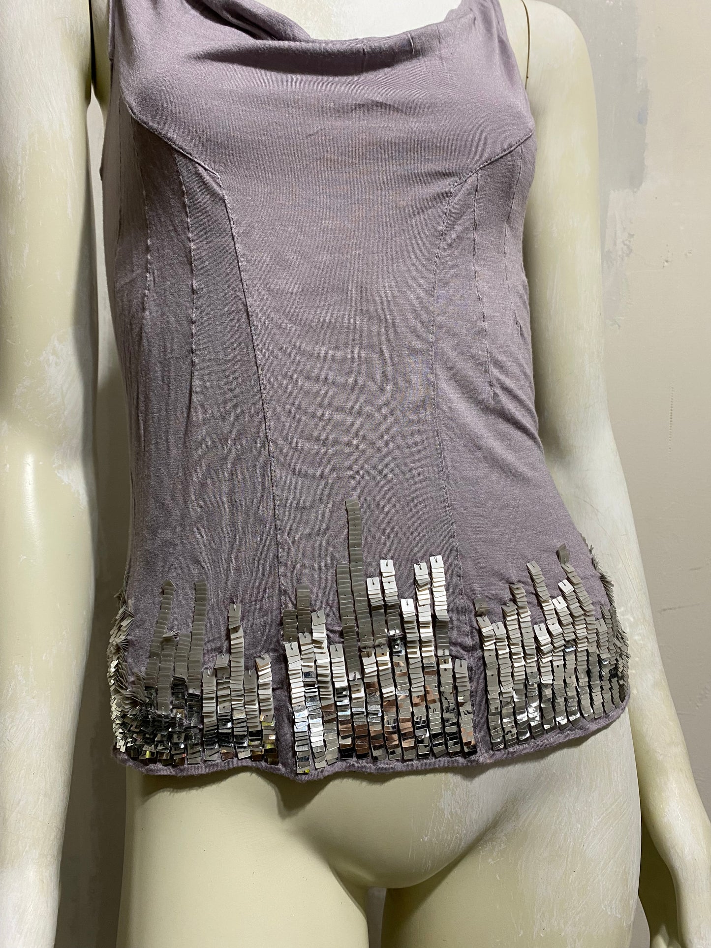 CHRISTIAN DIOR EMBELLISHED TANK