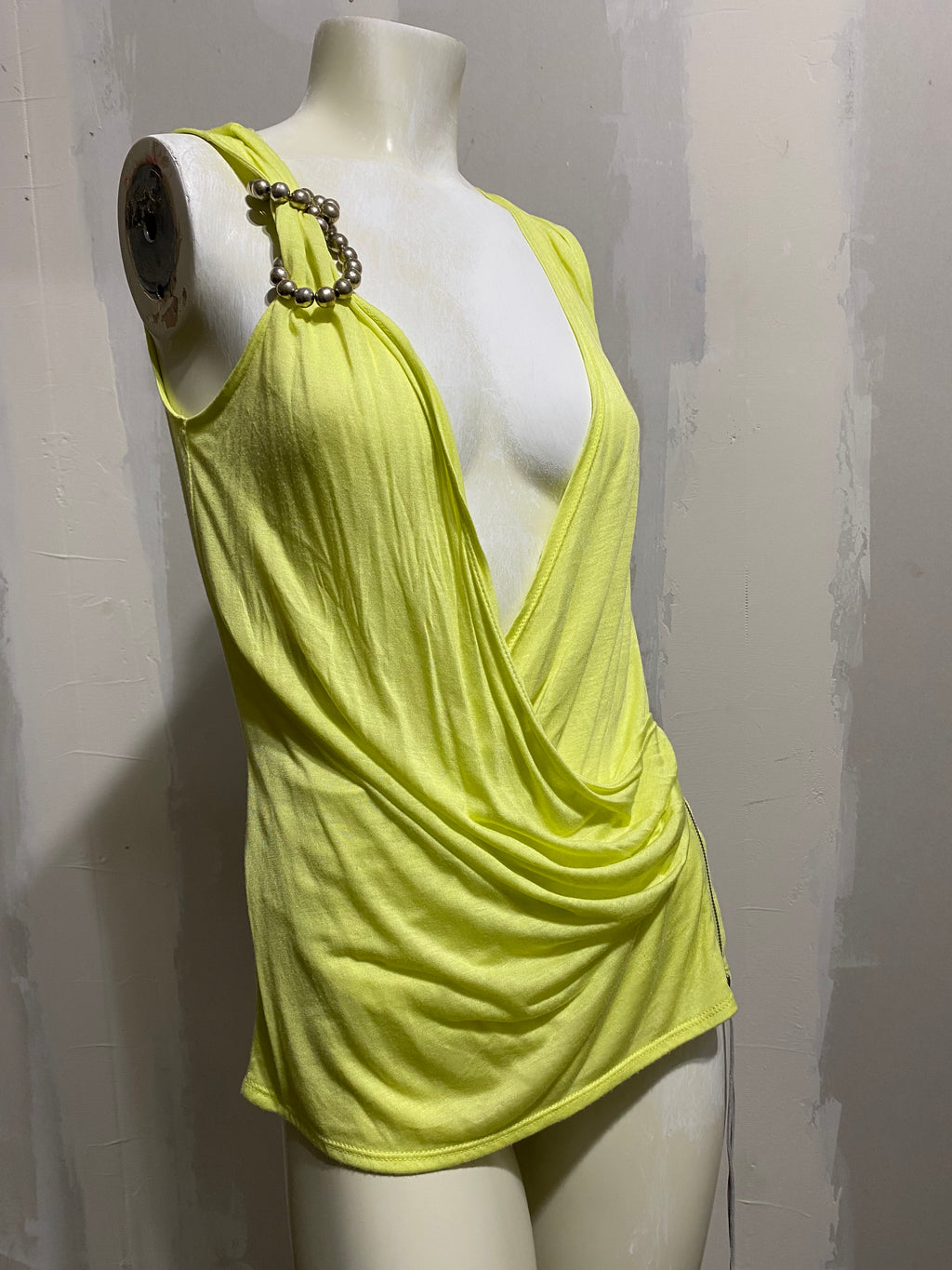 NEON DRAPED TUNIC