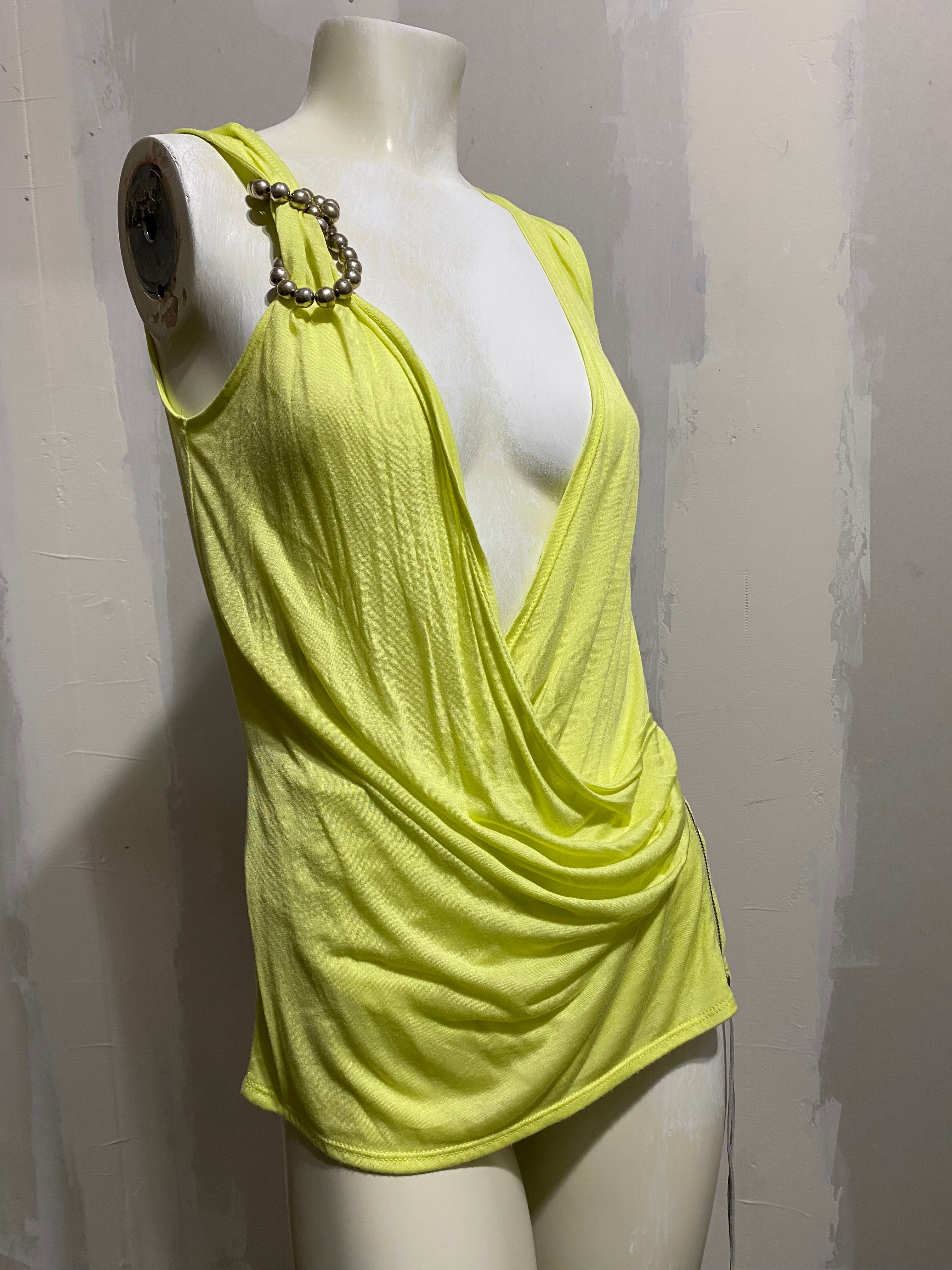 NEON DRAPED TUNIC