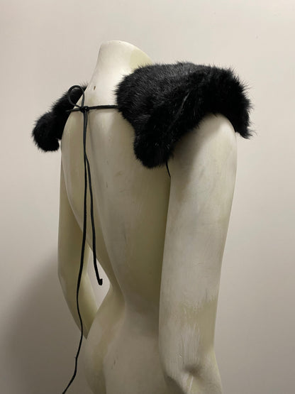 FUR SHOULDER PADS