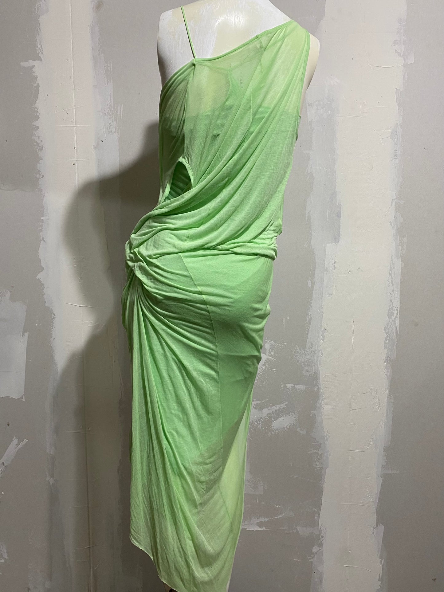 HELMUT LANG DRAPED DRESS