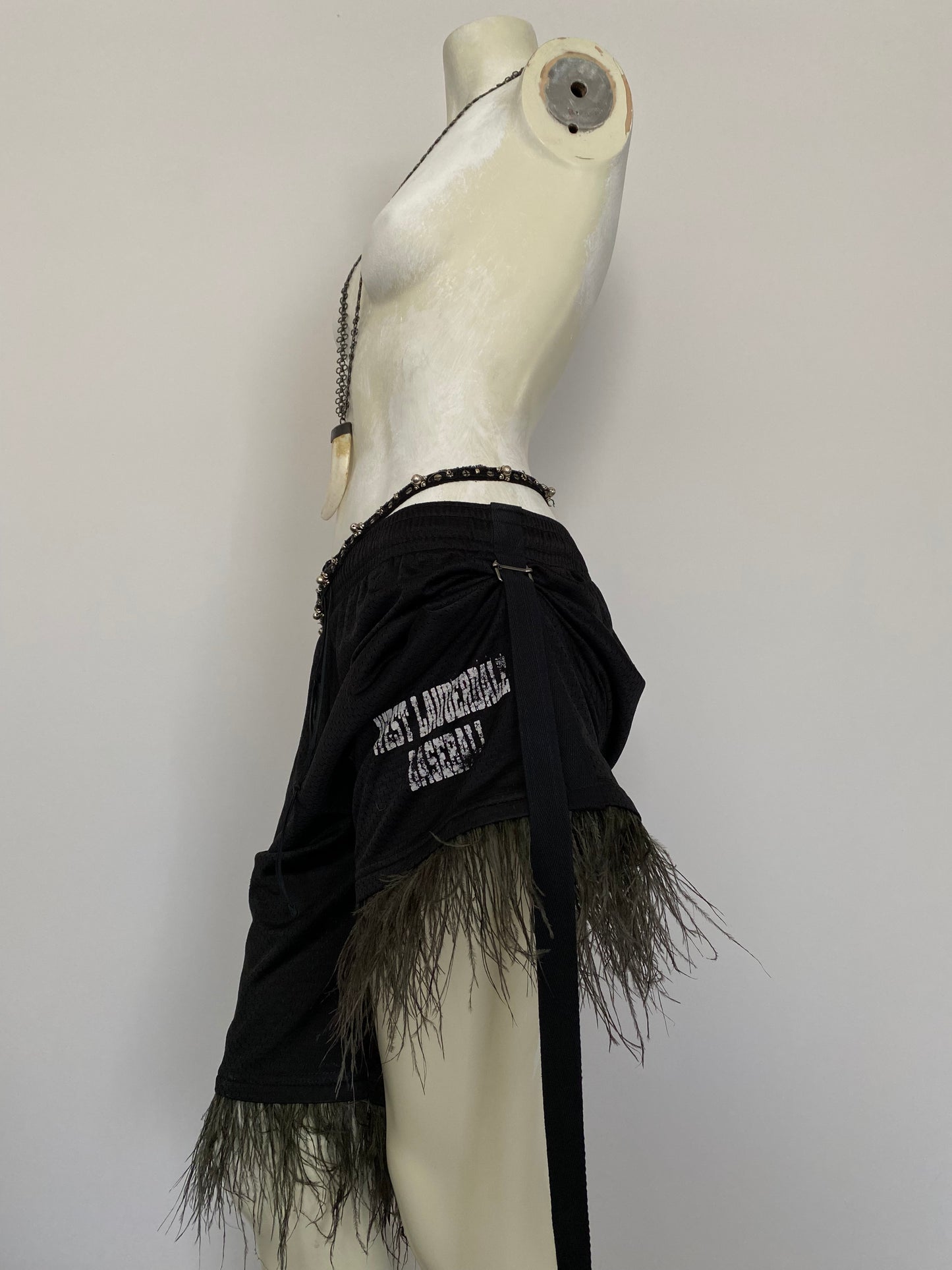 OSTRICH TRIM ACTIVE SHORTS
