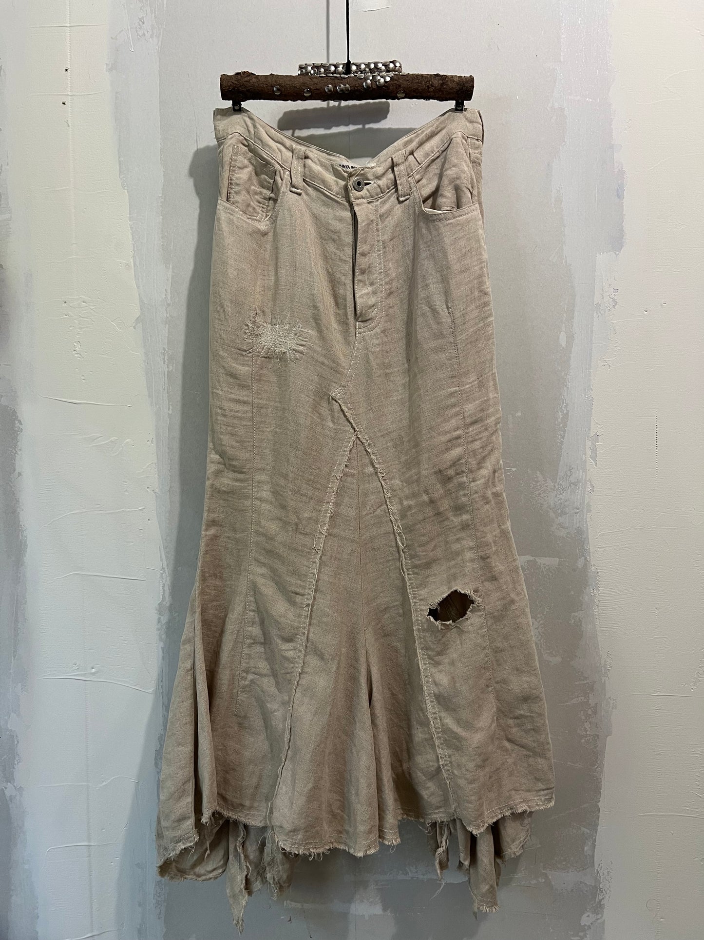 JUNYA WATANABE COMME DES GARÇONS LINEN SKIRT