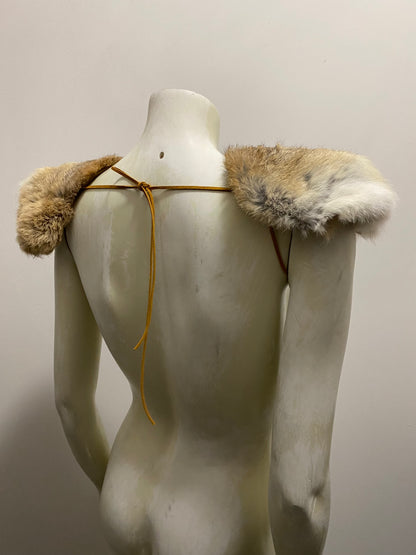 FUR SHOULDER PADS