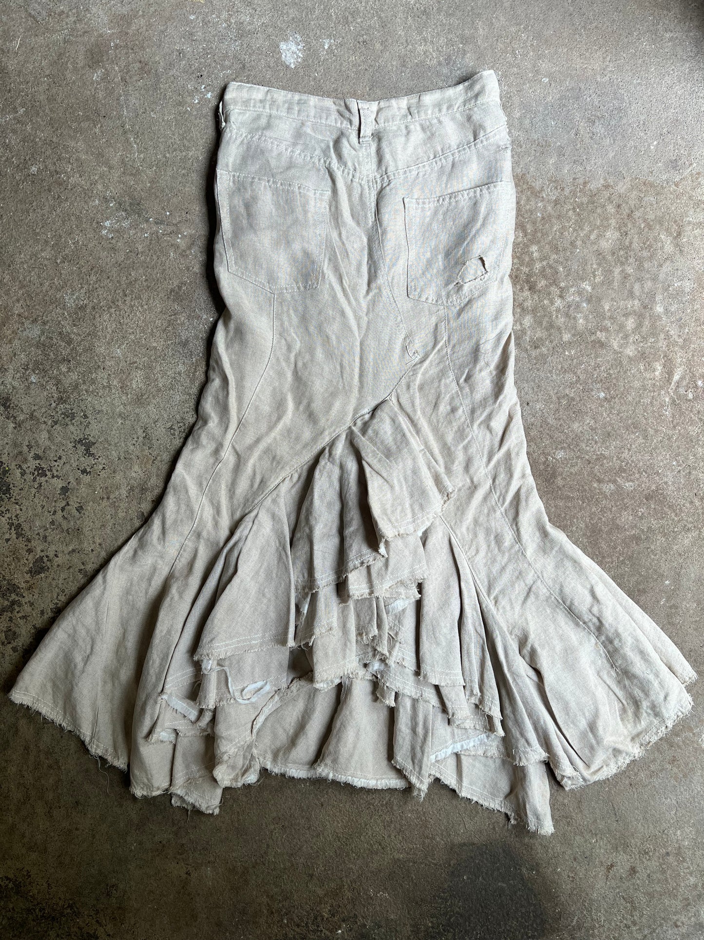 JUNYA WATANABE COMME DES GARÇONS LINEN SKIRT