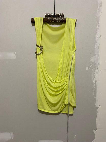 NEON DRAPED TUNIC