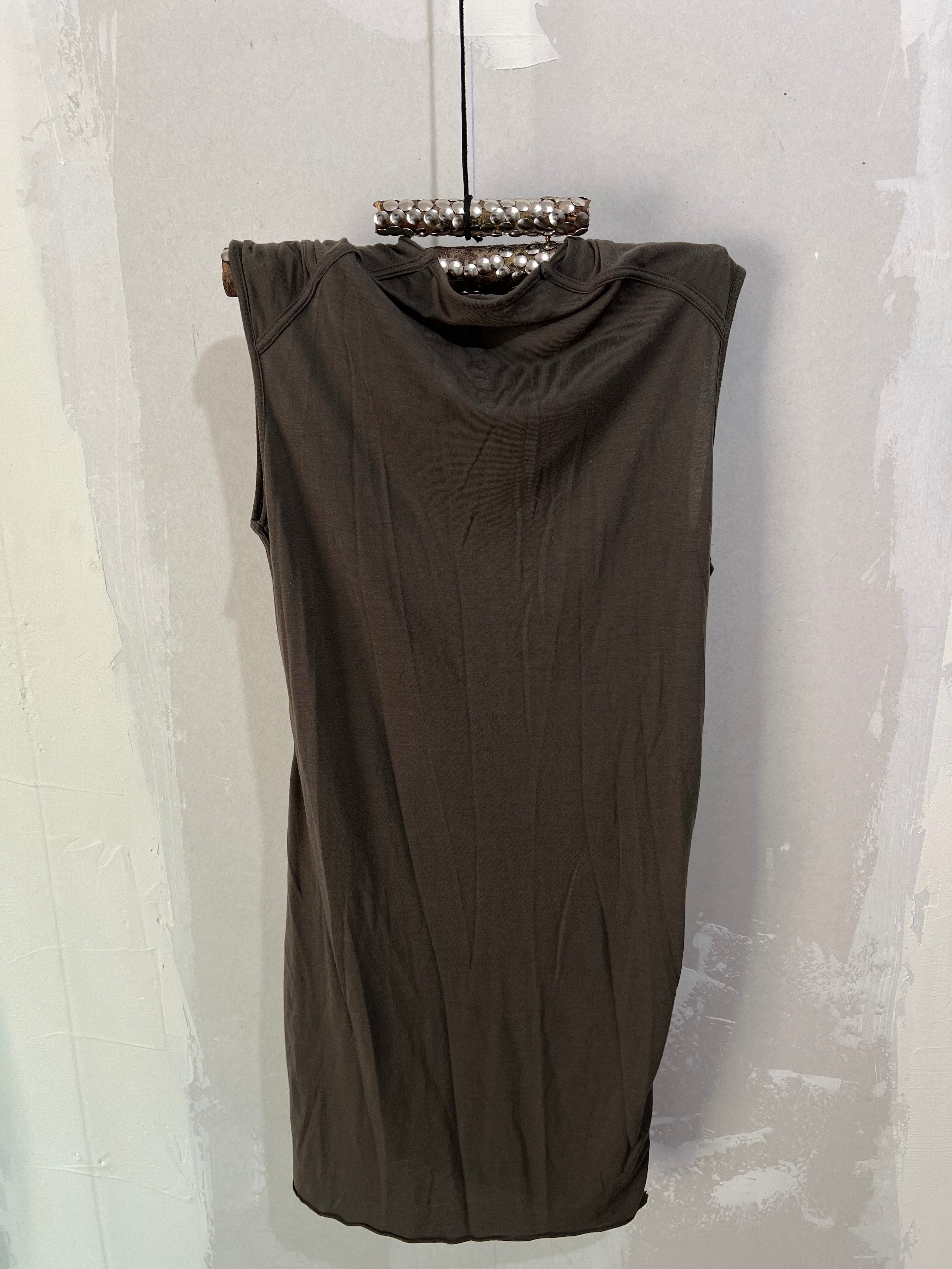 RICK OWENS LILIES DRAPED JERSEY COWL TOP