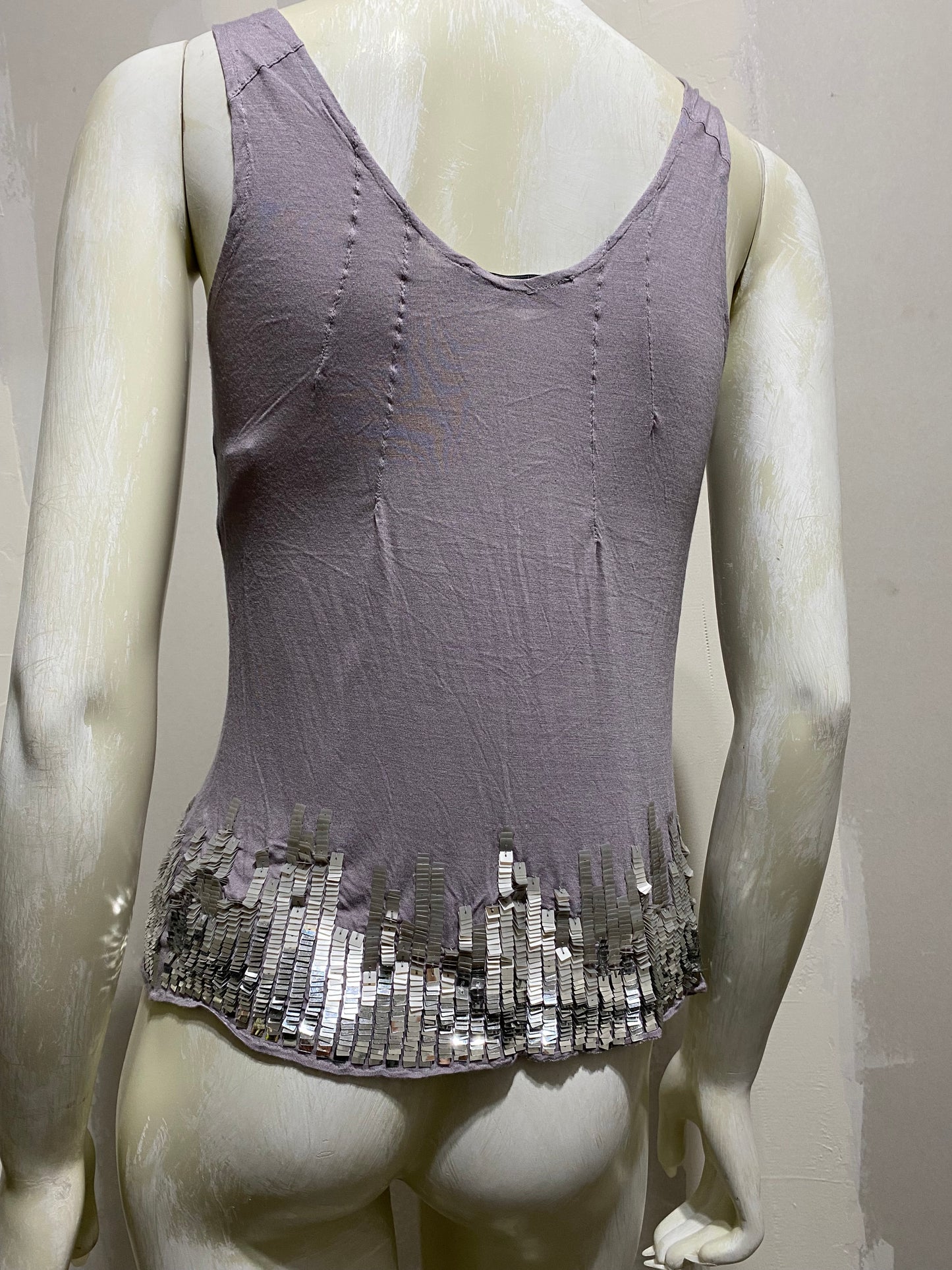 CHRISTIAN DIOR EMBELLISHED TANK