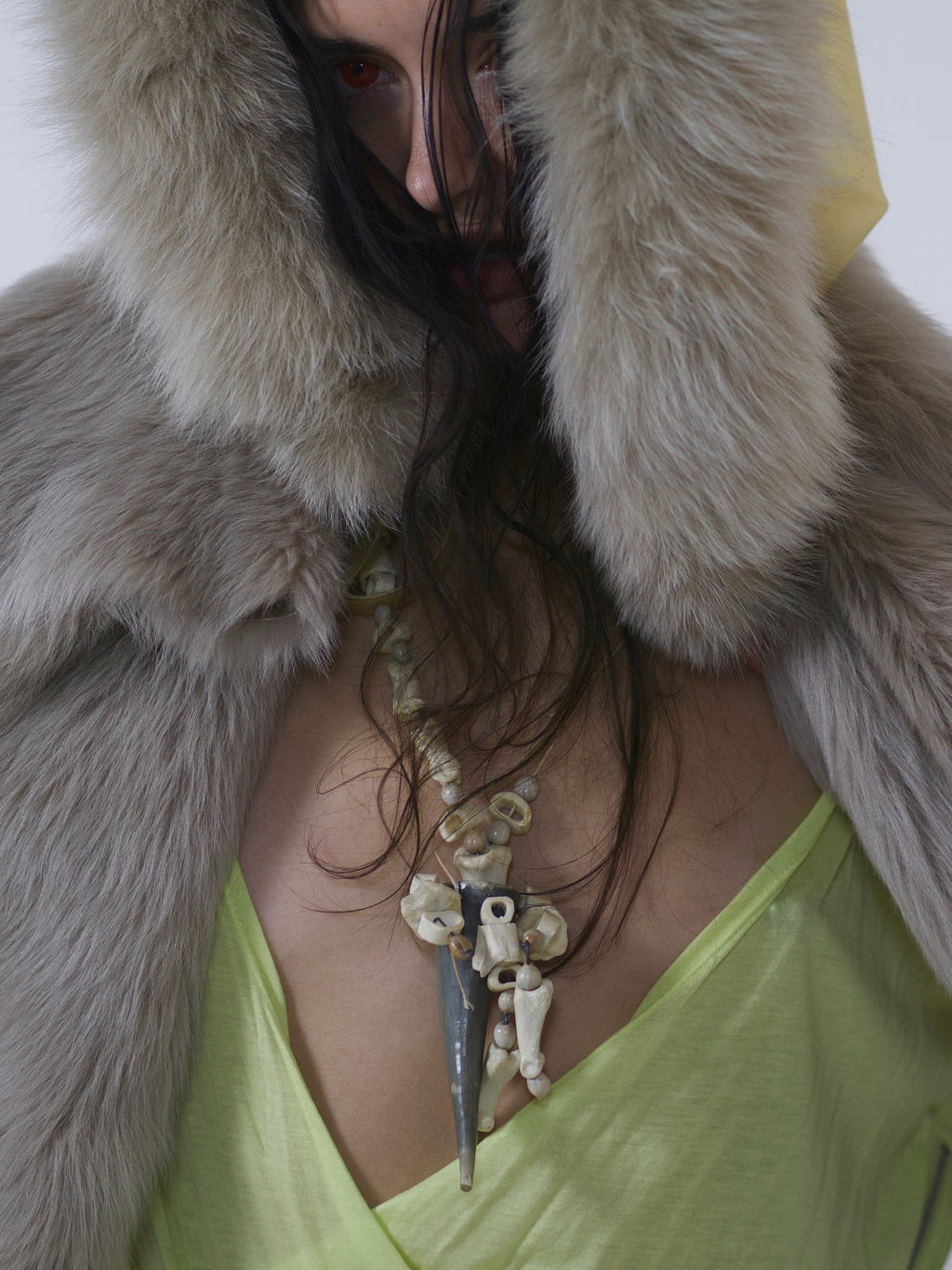 BONE AND HORN NECKLACE