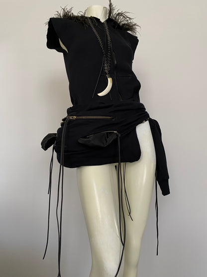 CONVERTIBLE MULTI-ZIP SHIRT BAG