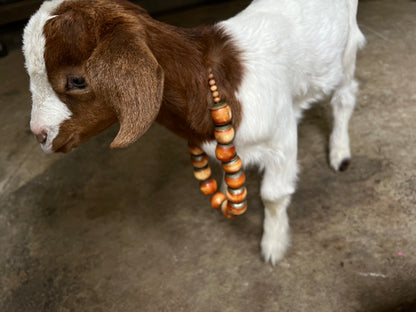 METAL AND BONE NECKLACE