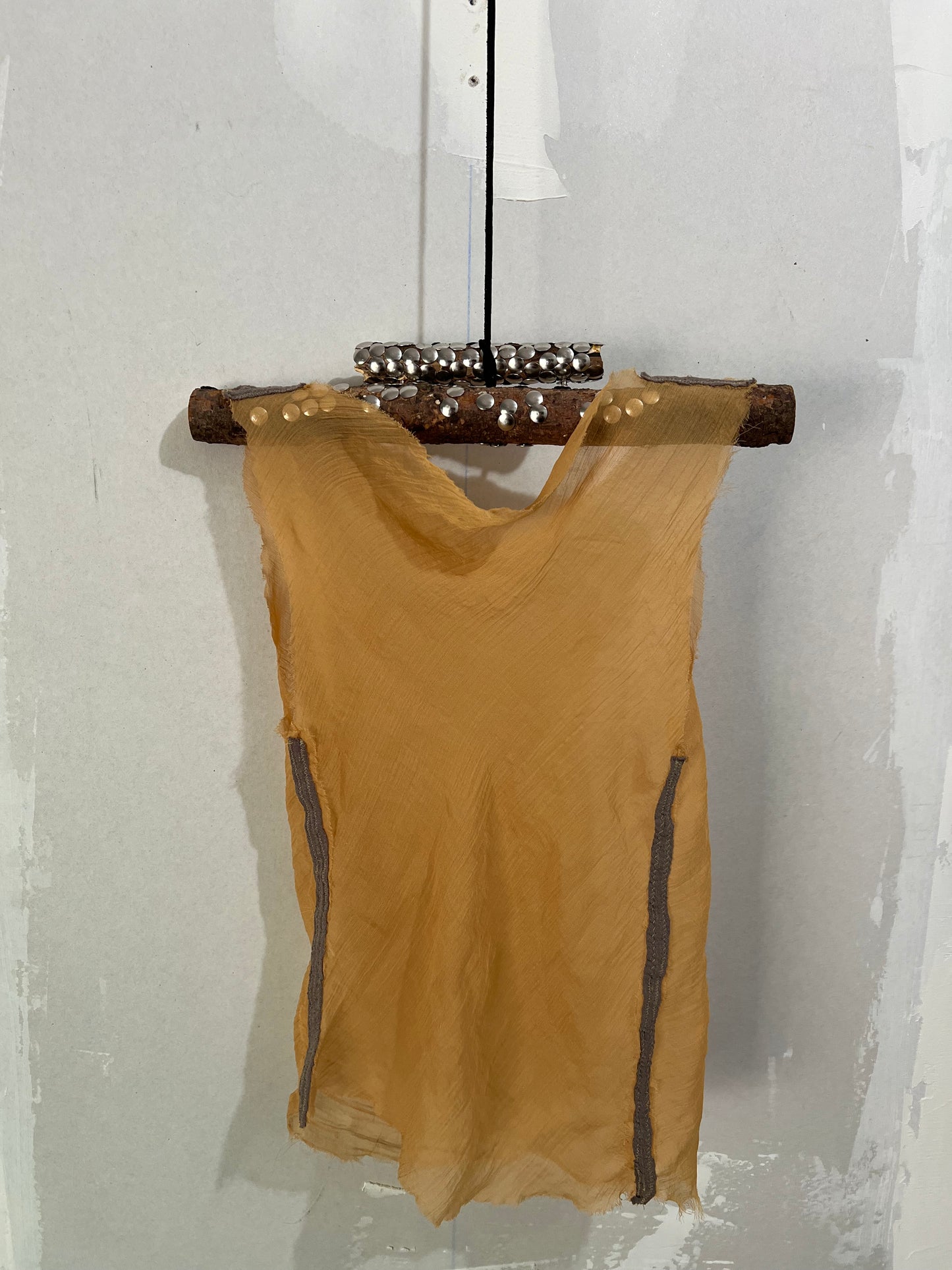 CUT AND SEW SHEER SILK TOP
