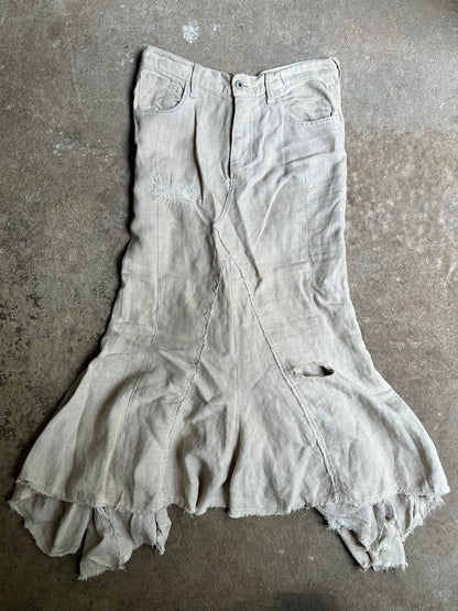 JUNYA WATANABE COMME DES GARÇONS LINEN SKIRT