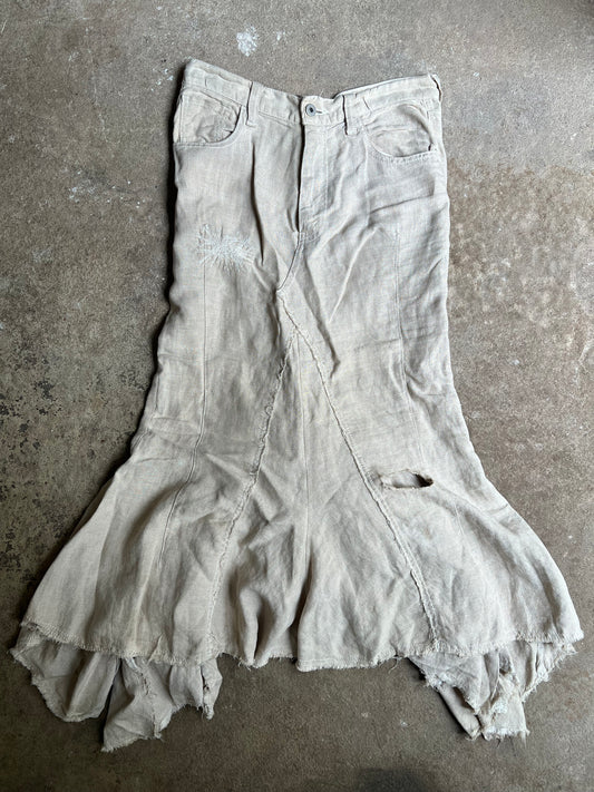 JUNYA WATANABE COMME DES GARÇONS LINEN SKIRT