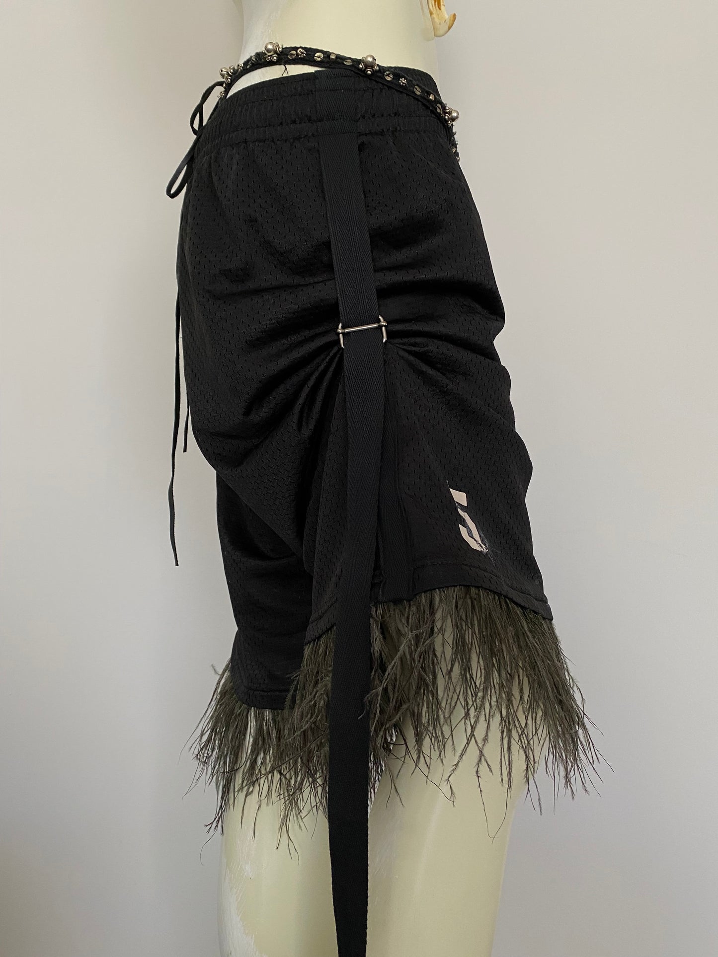 OSTRICH TRIM ACTIVE SHORTS