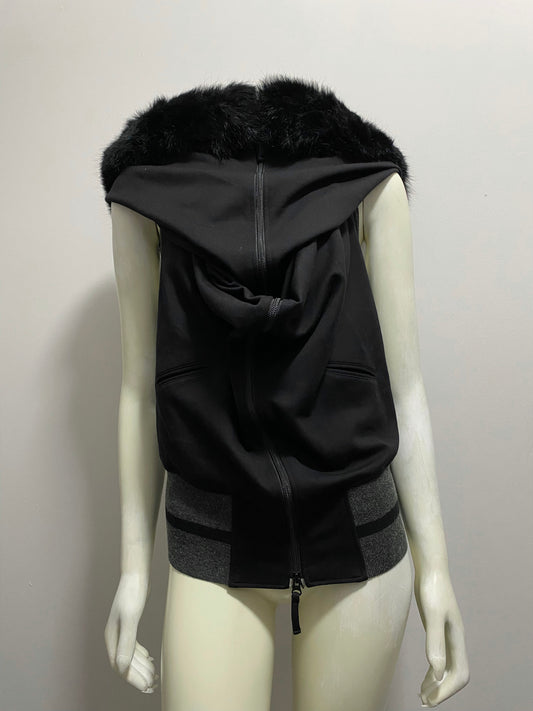 JEAN PAUL GAULTIER OPEN BACK DOUBLE ZIP VEST