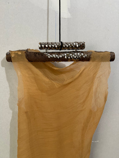 CUT AND SEW SHEER SILK TOP