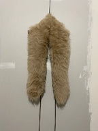 BEIGE SHEARLING WRAP STOLE
