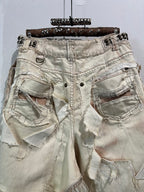 STUDDED OSTRICH FEATHER SKIRT