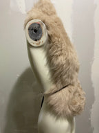 BEIGE SHEARLING WRAP STOLE