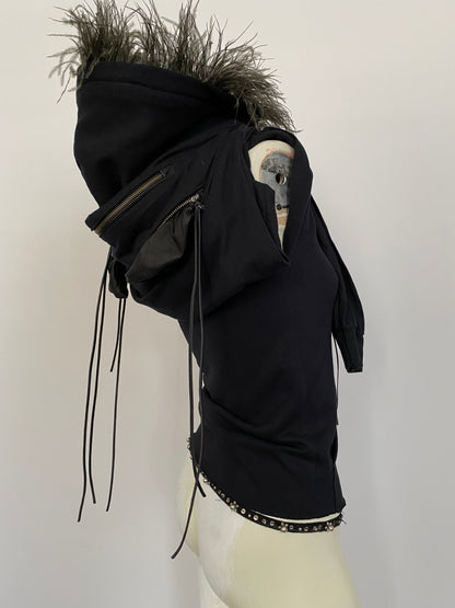 CONVERTIBLE MULTI-ZIP SHIRT BAG