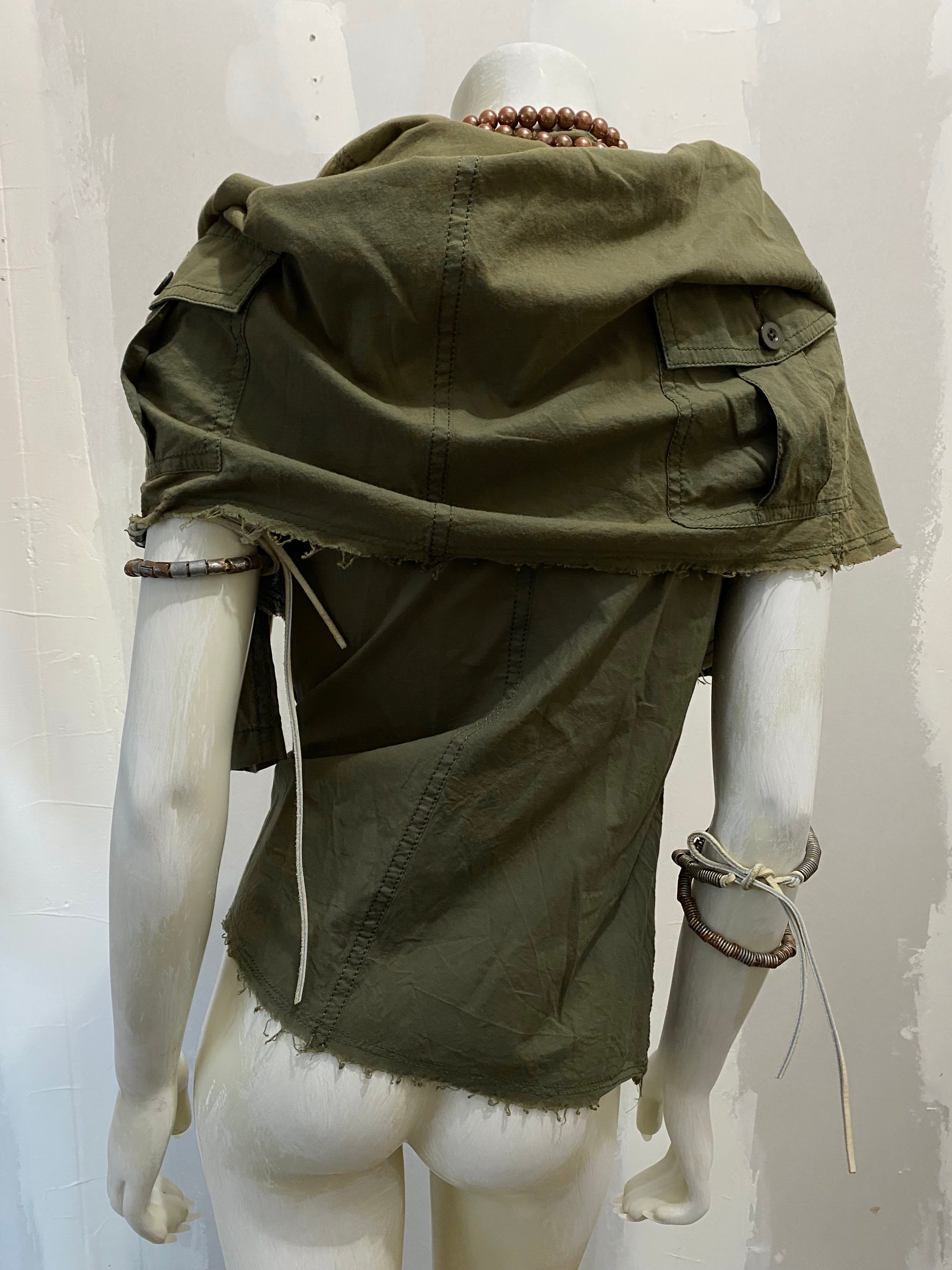 JUNYA WATANABE COMME DES GARÇONS MAN VERSATILE BEADED BLOUSE