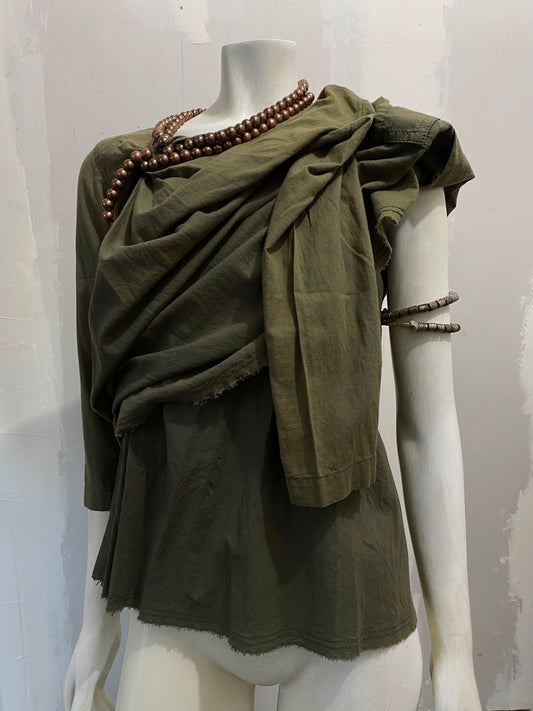 JUNYA WATANABE COMME DES GARÇONS MAN VERSATILE BEADED BLOUSE