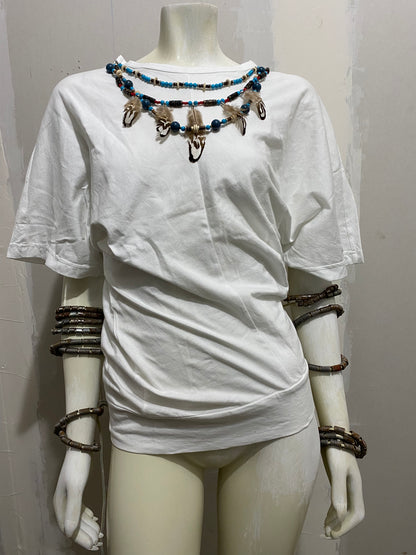 JUNYA WATANABE COMME DES GARÇONS BEADED SHIRT