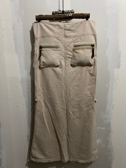 JAPANESE LABEL JERSEY CARGO SKIRT