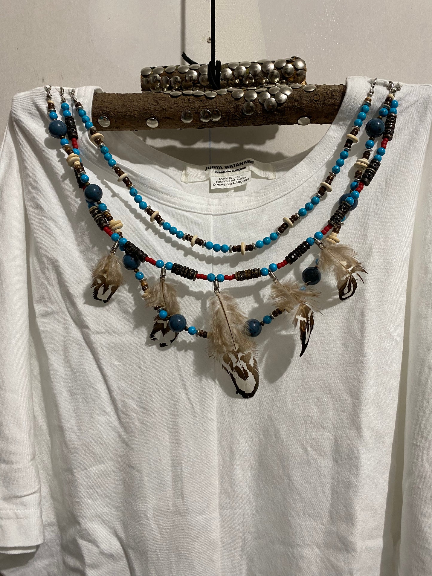 JUNYA WATANABE COMME DES GARÇONS BEADED SHIRT