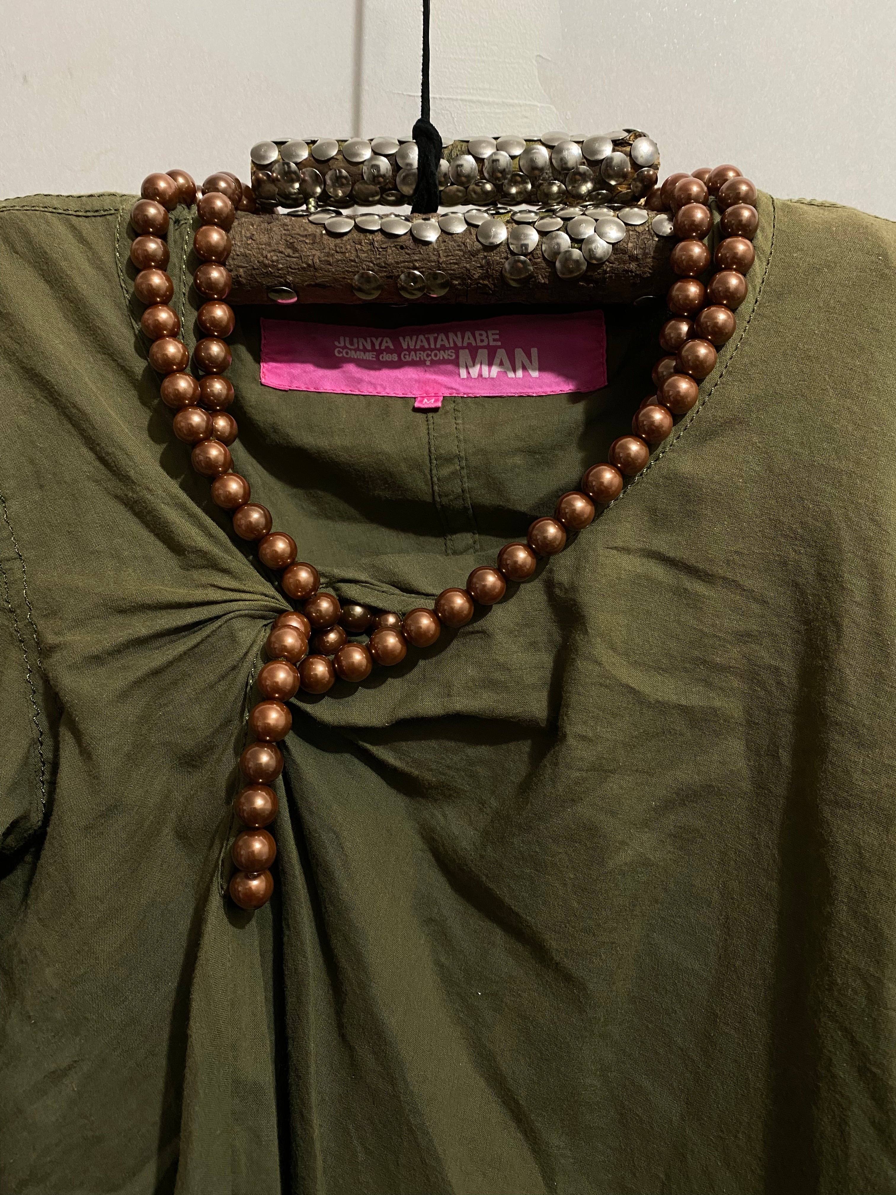 JUNYA WATANABE COMME DES GARÇONS MAN VERSATILE BEADED BLOUSE