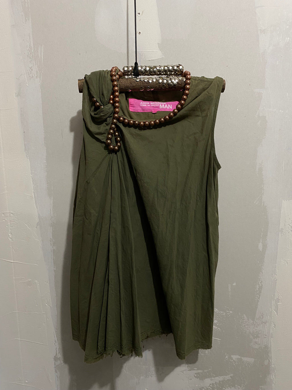 JUNYA WATANABE COMME DES GARÇONS MAN VERSATILE BEADED BLOUSE