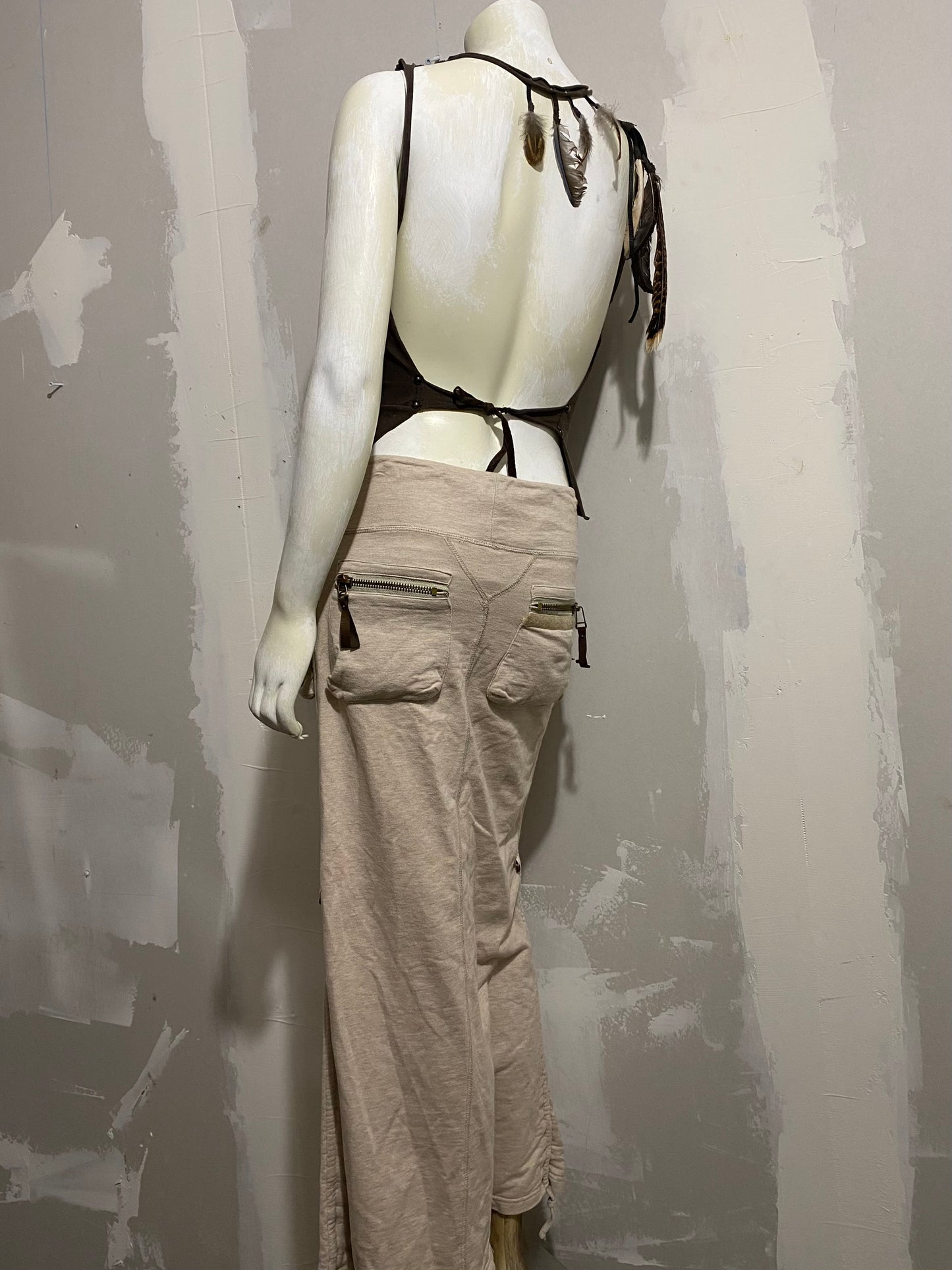 JAPANESE LABEL JERSEY CARGO SKIRT