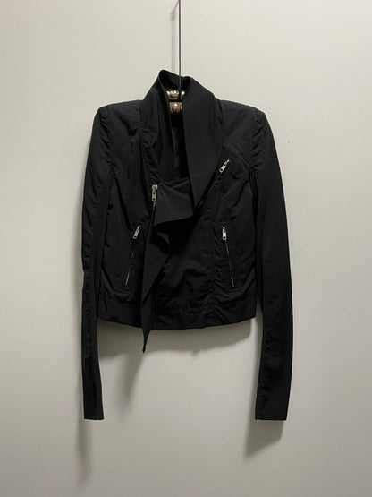 RICK OWENS DRAPED MOTO JACKET