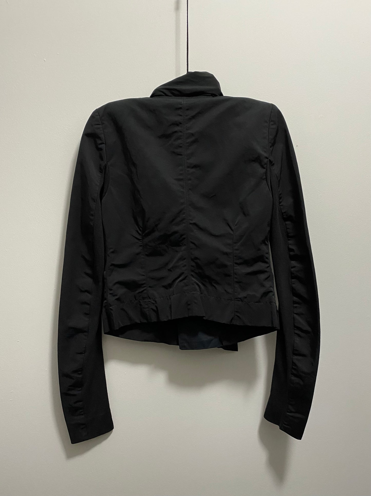 RICK OWENS DRAPED MOTO JACKET